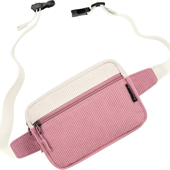 Stylish Corduroy Fanny Pack for Girls - Large Capacity and Water-Resistant - Picture 3 of 3